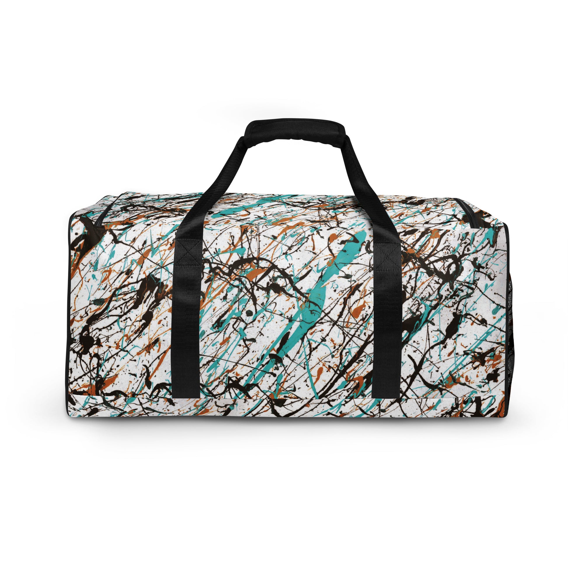 Memories White Weekend Duffle Travel Bag Back