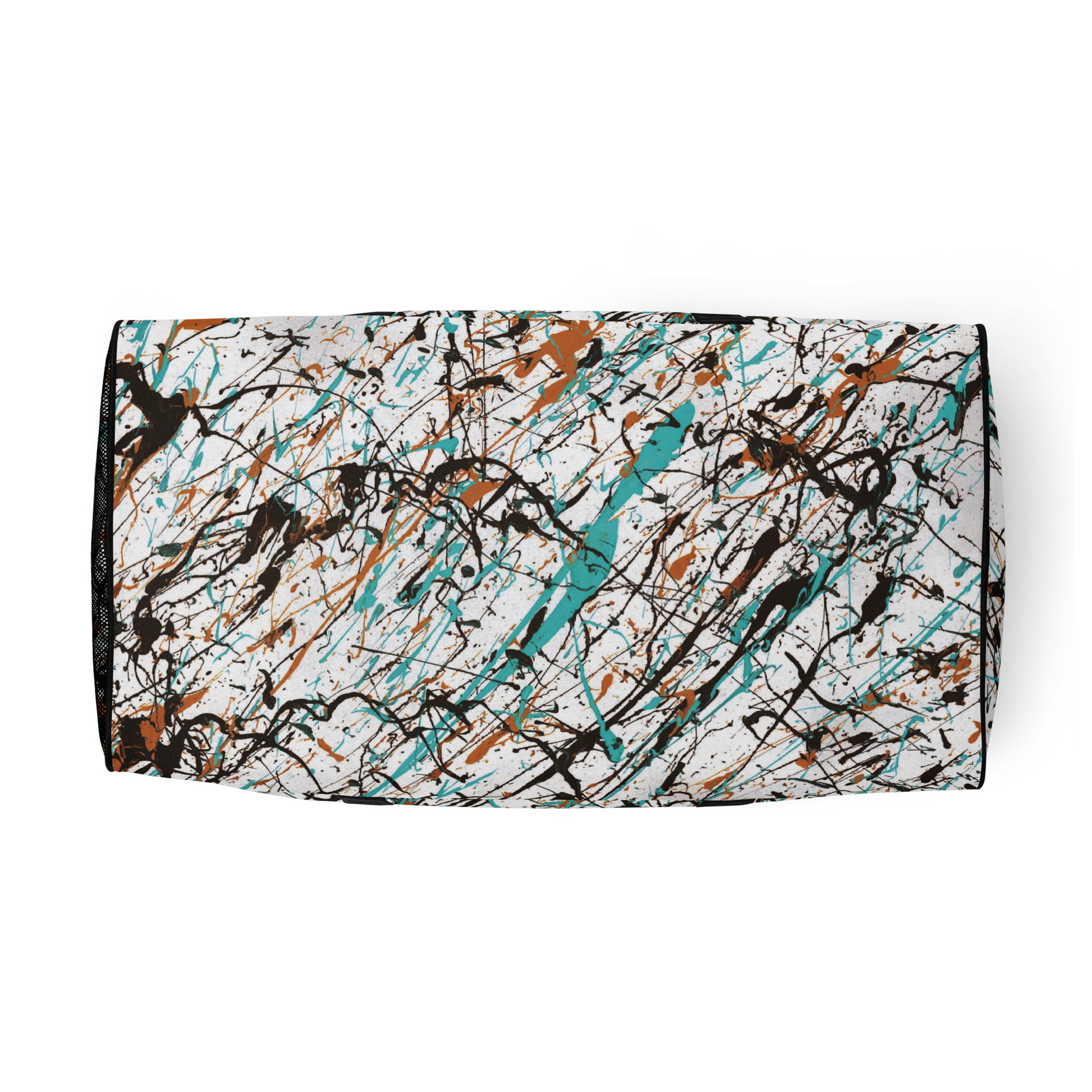 Memories White Weekend Duffle Travel Bag Bottom