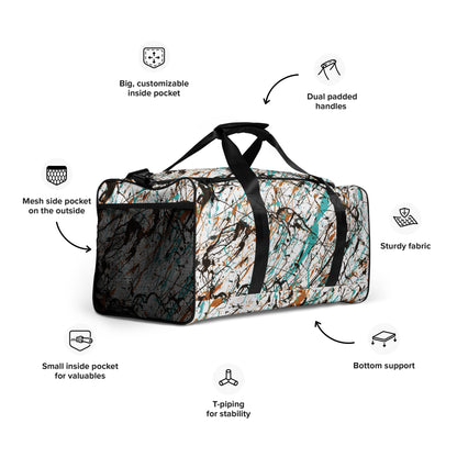 Memories White Weekend Duffle Travel Bag Info