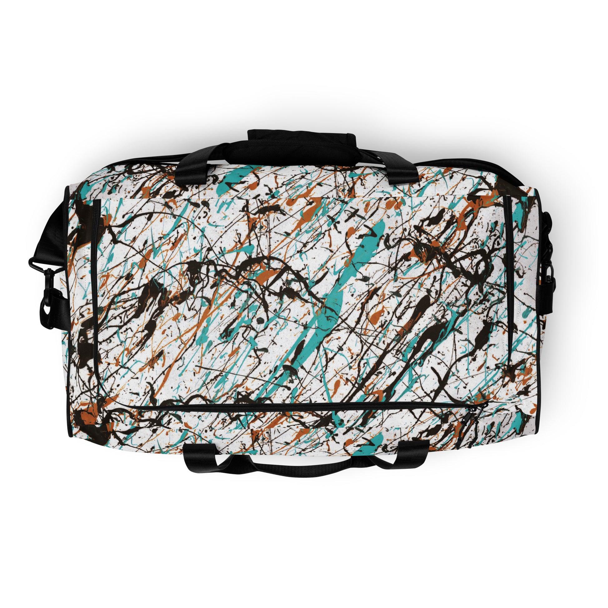 Memories White Weekend Duffle Travel Bag Top