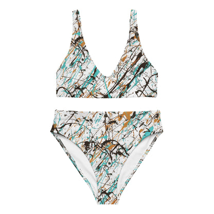 Memories White BAS Swimwear High Waisted Bikini