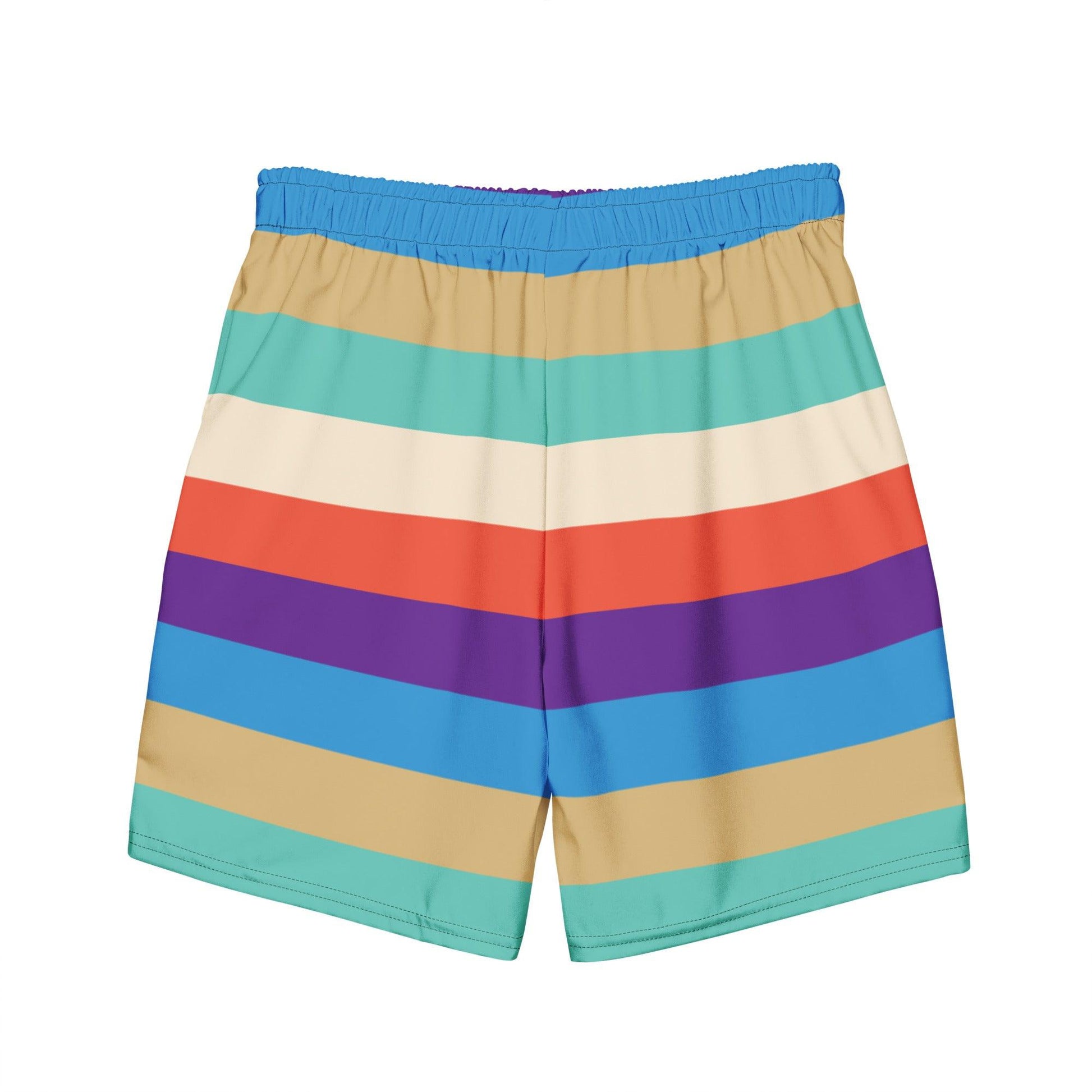 Opa BAS Swimwear Men's quick drying anti-chafe swim trunks back side