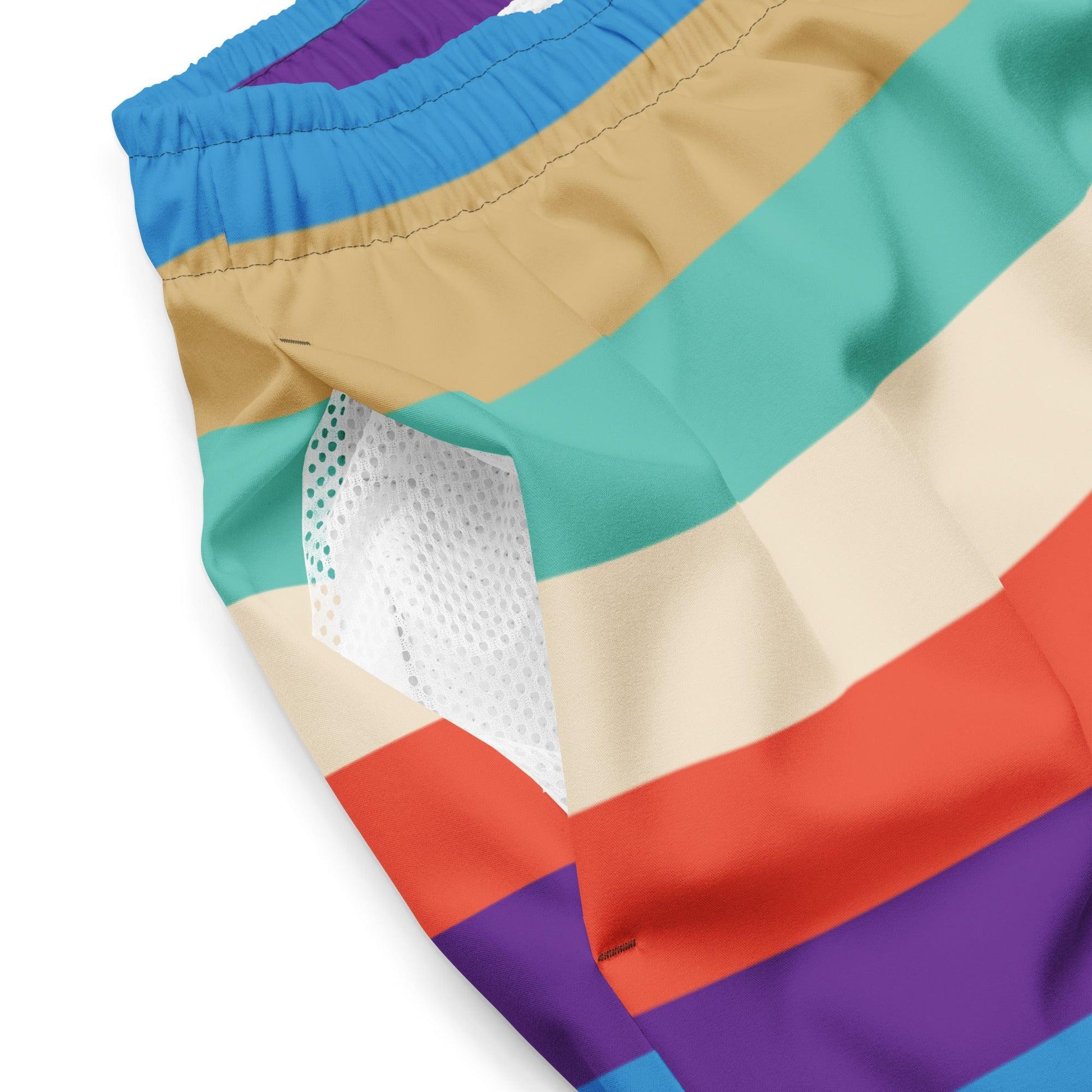 Opa BAS Swimwear Men's quick drying anti-chafe swim trunks mesh pockets