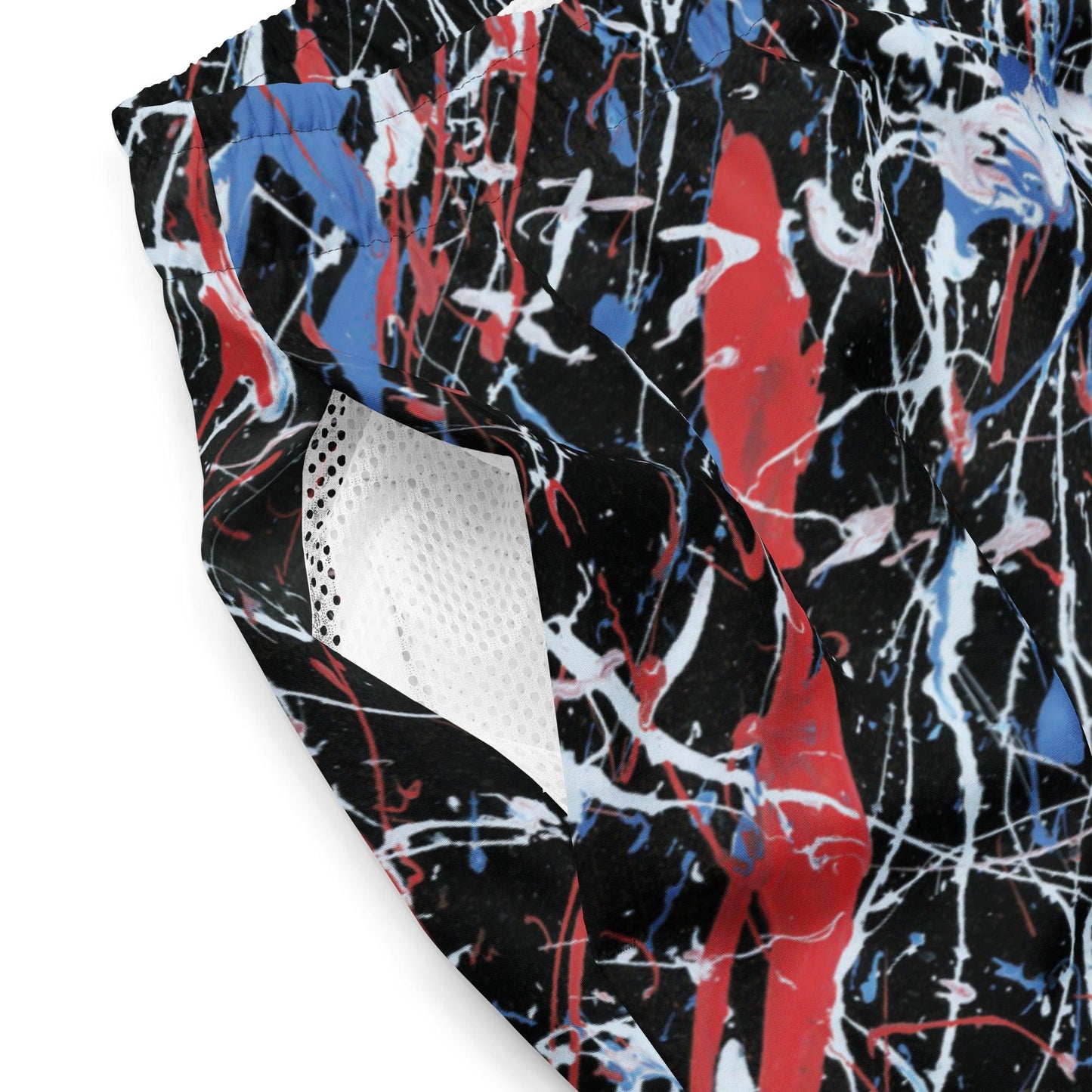 Memories black BAS Swimwear Men's quick drying anti-chafe swim trunks mesh pocket
