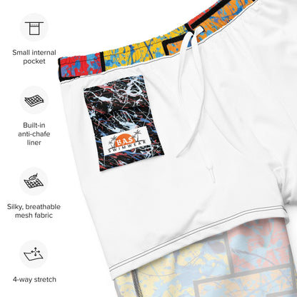 Working The System Swim Trunks | Quick-Dry Vacation Trunks | Orange