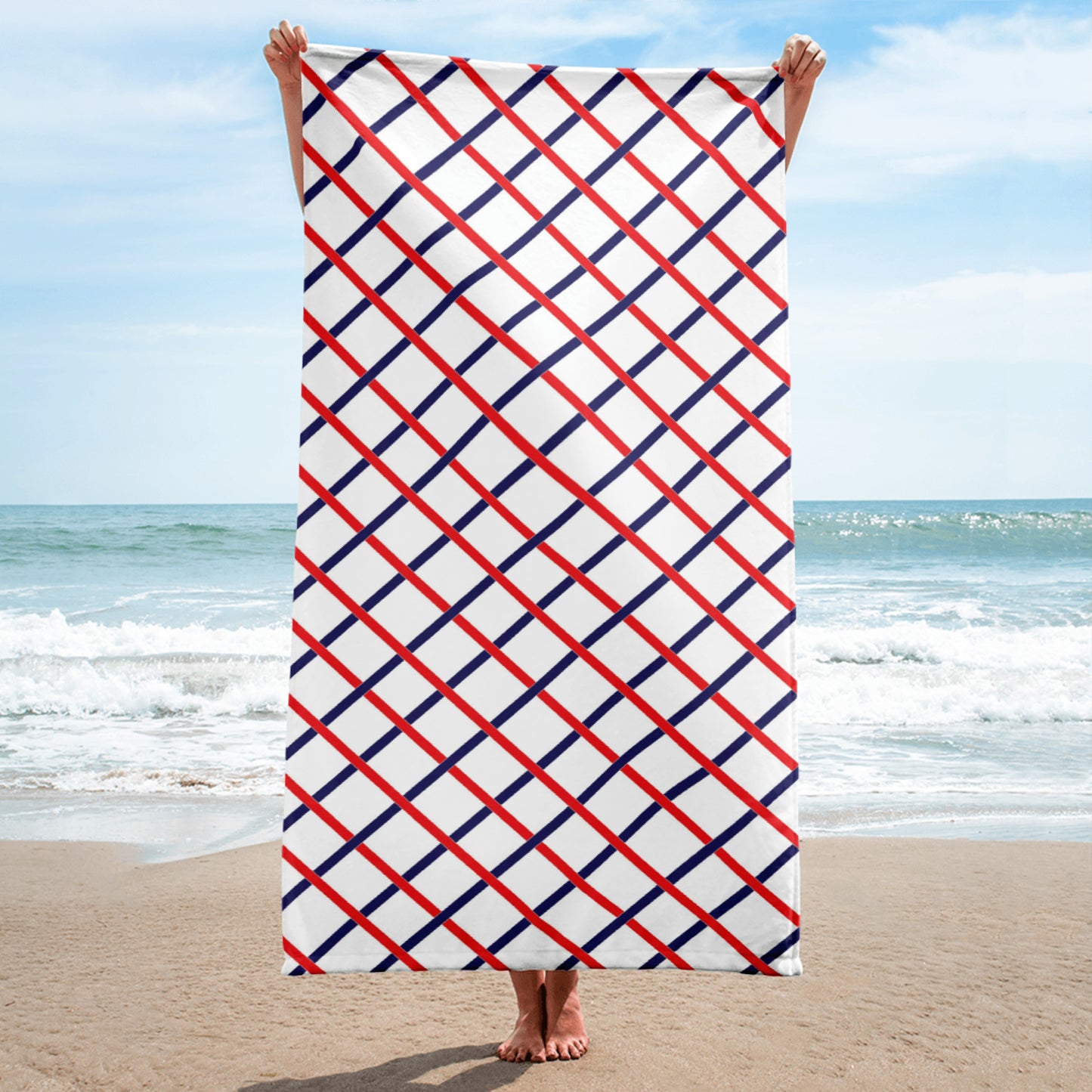 Cross Roads Beach Towel At The Beach