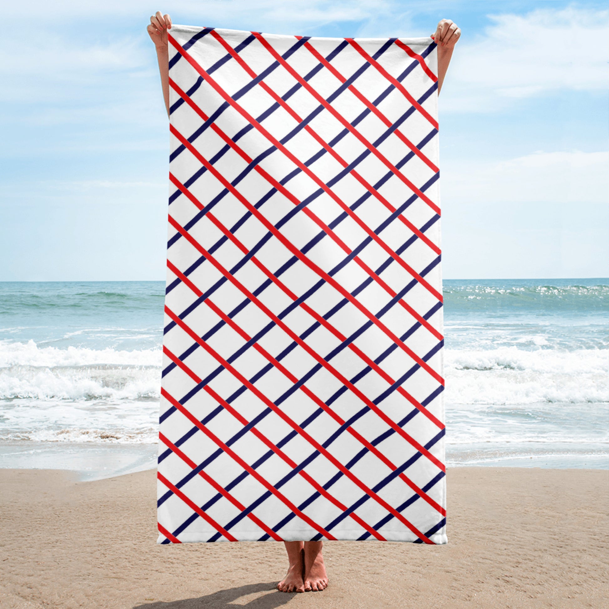 Cross Roads Beach Towel At The Beach