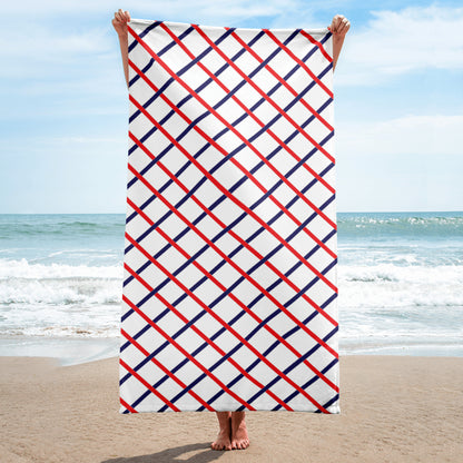 Cross Roads Beach Towel At The Beach