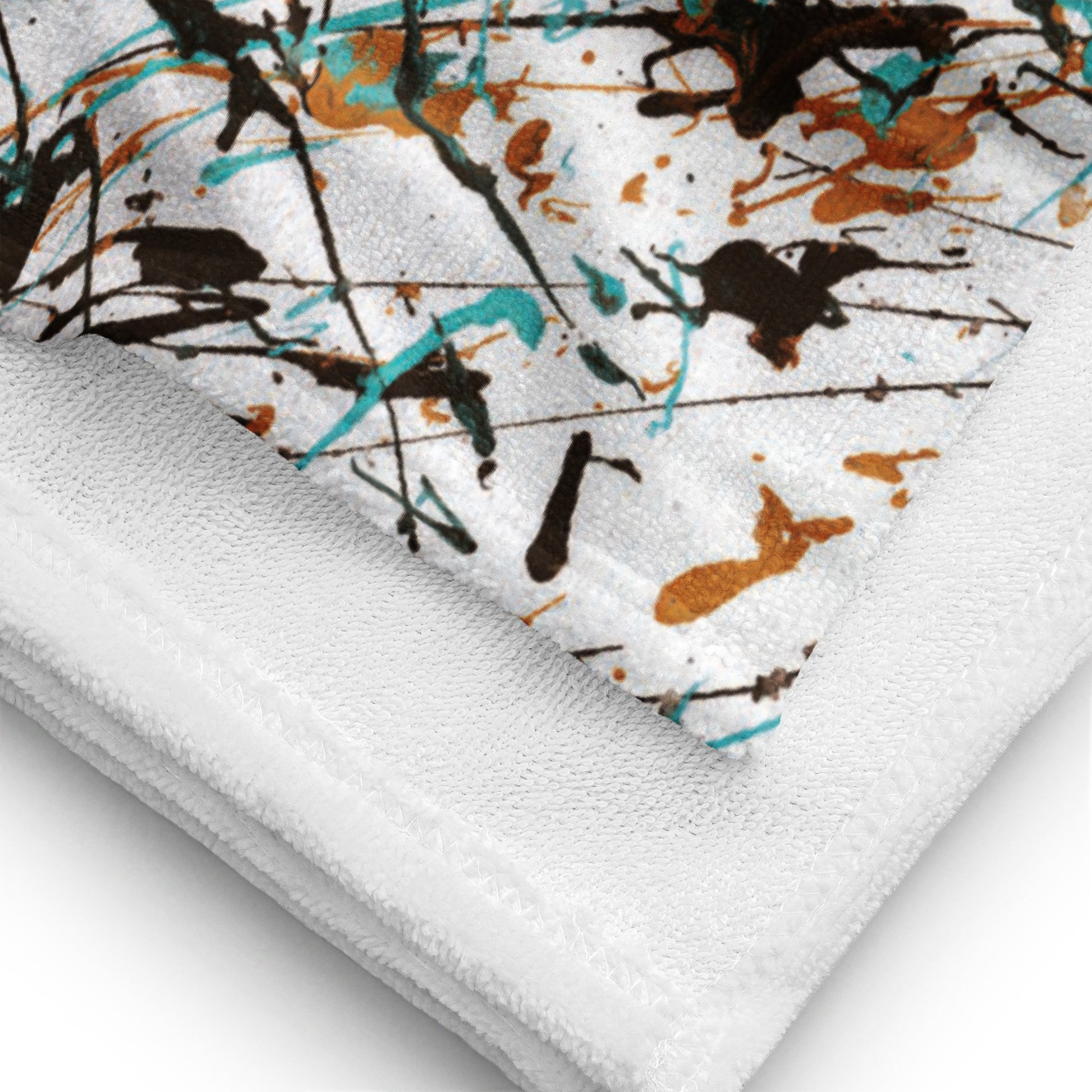 Memories White Beach Towel Top And Bottom