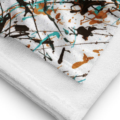 Memories White Beach Towel Top And Bottom